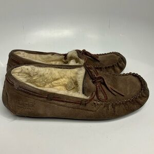 UGG fur lined‎ slippers size 7